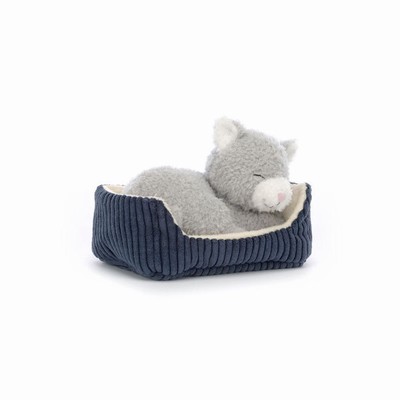 Jellycat Napping Nipper Cat UK | 01435UXML